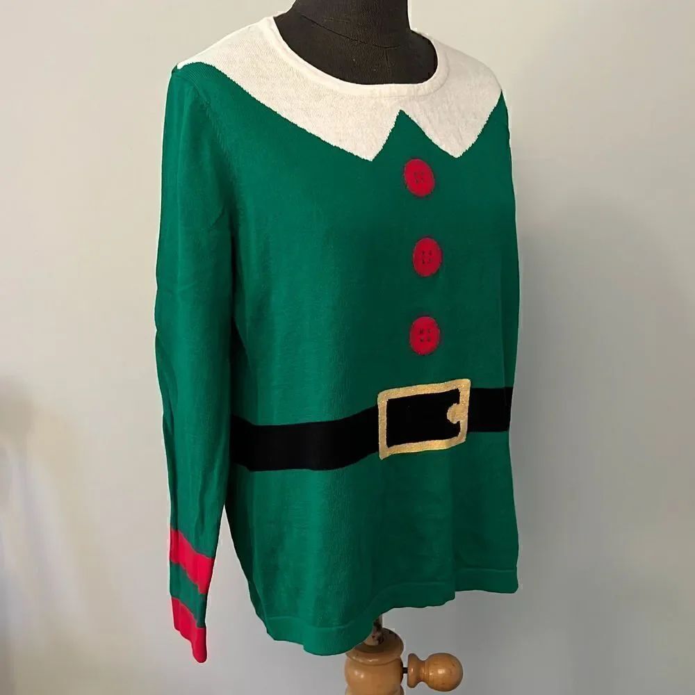 Elf Holiday Sweater - Picture 3 of 6